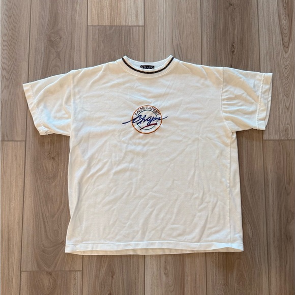 Ralph Lauren Chaps Vintage Embroidered T-Shirt - Picture 1 of 4